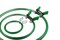 Premium Quality, Metal Spring Tension Embroidery Hoops, Cross Stich Hoop, Darning Hoops, Embroidery Tension Shed (Green, Siz Mix)